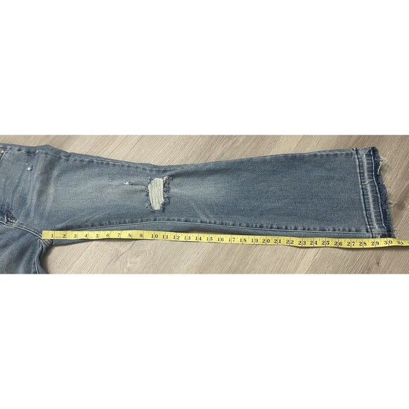 Judy Blue Mid Rise Destroyed & Released Hem Bootcut Jeans women 7/28 - Picture 4 of 10